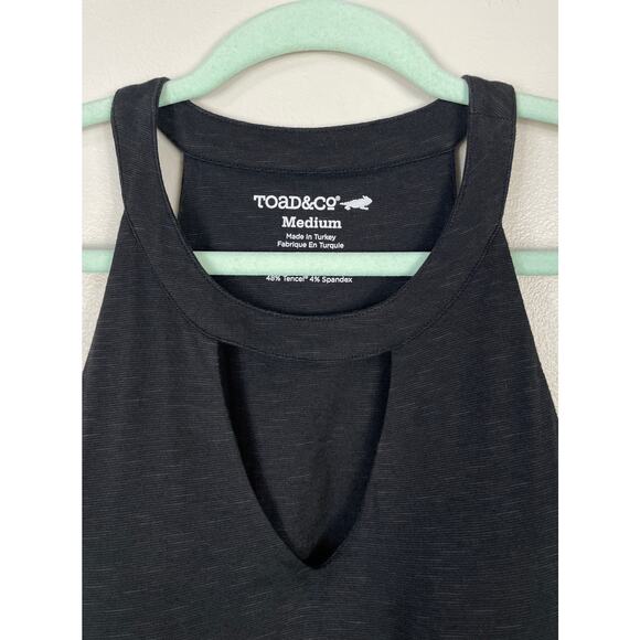 Toad & Co Avalon Dress Black Medium Fit Flare Outdoors Athletic Sporty - Picture 5 of 11